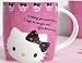 Hello Kitty Mug Pink/ Black Bow