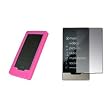 Premium Hot Pink Soft Silicone Gel Skin Cover Case + Crystal Clear LCD Screen Protector for Microsoft Zune HD [Accessory Export Packaging]