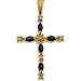 Cleversilver's 14K Yellow Gold Cross Pendant