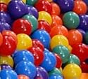 150 pcs Ball Pit Balls - Phthalate Free - 3-1/8" - 6 Colors - Bulk Pack
