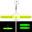 Green Light Stick Belly Ring
