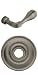 Baldwin 5100.151 Antique Nickel Half Dummy 5100 Solid Brass Lever with 5048 Rosette