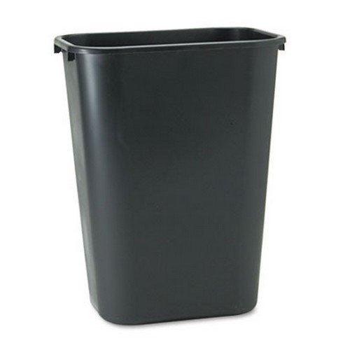 Wastebasket 41qt Large Black