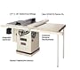 JET 708661 JTAS-10XL-1LFR 3-Horsepower 1-Phase 230-Volt Left Tilt XACTA Saw