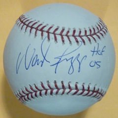 Wade Boggs Autographed/Hand Signed Boston Red Sox Official MLB Baseball w/HOF 05
