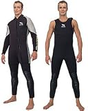 NEW 6.5mm IST Men's Quality Two Piece Farmer John Scuba Diving Wetsuit Wet Suit Dive Diver Jacket John Combo Authorized Dealer Full Warranty