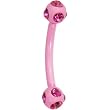 16 Gauge Pink Gem Eyebrow Ring