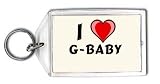 I Love g-baby Keychain