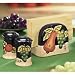 NAPKIN HOLDER,SALT&PEPPER SHAKER TUSCANY FRUIT DECOR