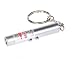 2 in 1 1mw Red Laser Pen LED Light Keychain Keyring