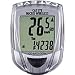 Cateye CC-MC100W Micro Wireless 10-Function Bicycle Computer (Silver) Image