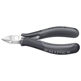 Knipex 7742ESD ESD Electronics Diagonal Cutters Pointed Non Bevelled