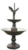 Produkt-Bild: Brunnen Bronze Springbrunnen Wasserspeier Reiher
