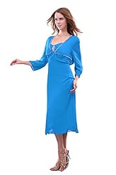 Chiffon Ankle Length Party Dress 