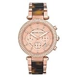 Michael Kors Parker Tortoise Rose Gold Dial Women's Watch MK5538