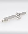 Music Note metal plated Tiebar with Free Striped reusable gift box