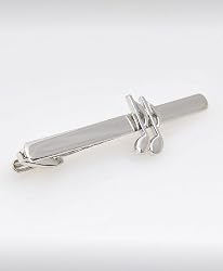 Music Note metal plated Tiebar