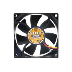 Scythe S-FLEXTM SFF80B 80 x 80 x 25 mm Fan w/ S-FDB Bearing 1500rpm