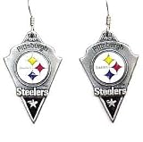 Pittsburgh Steelers Dangle Earrings - NFL Football Fan Shop Sports Team Merchandise