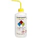 Nalgene 2425-0504 Safety Right-To-Know Wash Bottle, Isopropanol, 500mL (Pack of 6)