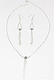 Indian Jewelry - Earring and Necklace Sets in Sterling Silver (snklcs001)