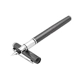 Student Screw Pump Converter 0.7mm Nib Pocket Fountain Pen Gray