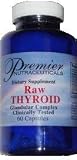 Raw Thyroid Glandular Complex 60 capsules. (from New Zeland bovine no antibiotics, chemicals & no grasslands pesticides)