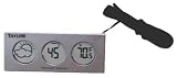 Outdoor Living : Taylor 1465 Indoor/Outdoor Thermometer and Forecaster-Silver