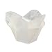 Packnwood "Lotus" White Silicone-Coated Baking Cup, 5.9" Diameter x 1.9" Height (10 Packs of 100)