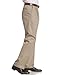 Savane Men's Big and Tall Pleated Performance Chino Pant, Khaki, 46W x 28L