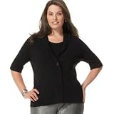 Jones New York Plus Size Shawl-Collar Cardigan at Jones New York
