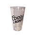 Coors Light Plastic Pub Pint Beer Glass (pack Of 24) Pack of 24 pcs