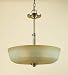 AF Lighting 7119-3P Satin Brass Copenhagen Transitional Three Light Down Lighting Bowl Pendant from the Copenhagen Collection