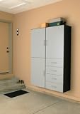 4 Foot Wide Garage Storage Unit with Drawers and Doors