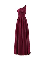 Illusion Ruched Pleated Mesh Goddess Lace One Shoulder Chiffon Evening Dress/Bridesmaid Dress 