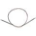 ChiaoGoo Red Lace Circular 47-inch (119cm) Stainless Steel Knitting Needle; Size US 1 (2.25mm) 7047-1