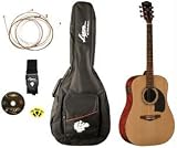 Washburn LG2TPAK LG2TPAK Lyons Acoustic Guitar with Built-in Digital Tuner