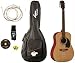 Washburn LG2TPAK LG2TPAK Lyons Acoustic Guitar with Built-in Digital Tuner