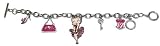 Betty Boop Ladies Cool Breeze Charm with Austrian Crystals Bracelet