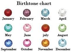 Mothers Ring Birthstone Ring Couples Ring - 925 Sterling Silver with Zircon Stones (7.5)