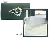 St. Louis Rams Embroidered Leather Checkbook Cover