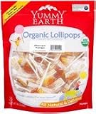 Yummy Earth Organic Lollipops Gluten Free, Mango Tango Flavor 12.30 oz