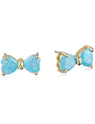 Betsey Johnson "Color Me Betsey" Light Blue Bow Stud Earrings