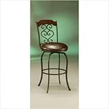 Jersey Meadow Barstool in Autumn Rust Height: 30"