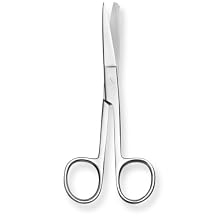 Non Sterile Sharp Blunt Straight Scissor, 5-1/2" Length, For Single Use (Pack of 100)