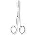 Non Sterile Sharp Blunt Straight Scissor, 5-1/2" Length, For Single Use (Pack of 100)