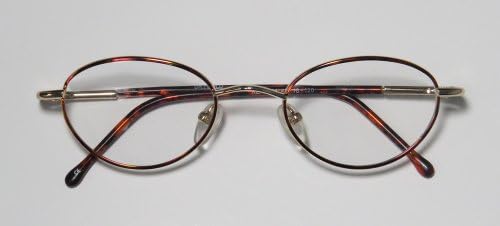 new season & original - designer/brand: KLA style/model: 0001 size: 42-18-120 (kids/childrens size) color: HAVANA/GOLD RXABLE PRESCRIPTION CARE READY EYEGLASSES/FRAMES/EYEGLASSES WITH FLEXIBLE SPRING HINGES TEMPLES - for school/kindergarten
