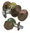Battalion 2VMX3 Knob Lockset with Dead Bolt, Bronze