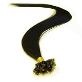 100 Strands Straight Pre Bonded U Nail Tip Fusion Remy Human Hair Extensions 22