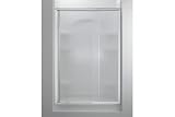 Sterling 1506D-48S Vista Pivot II Shower Door 65-1/2H x 42 - 48W Rain Glass Silver